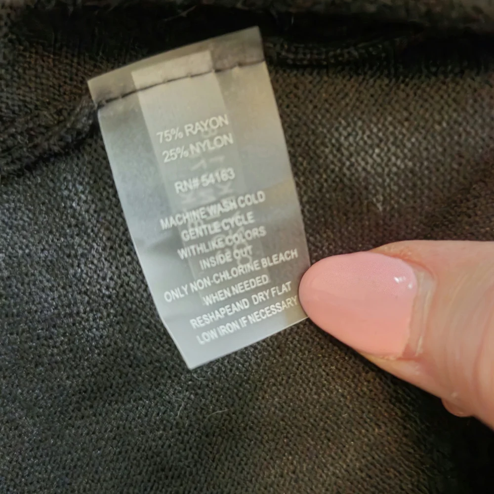 CALVIN KLEIN BANDOLERA WOMEN'S BLACK LIGHTWEIGHT SWEATER XL